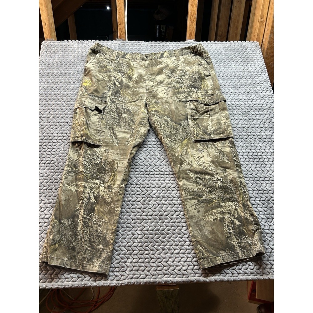 Realtree MAX-1 XT Camo Cargo Hunting Pants Men's XXXL 48-50 Cargo Outdoors